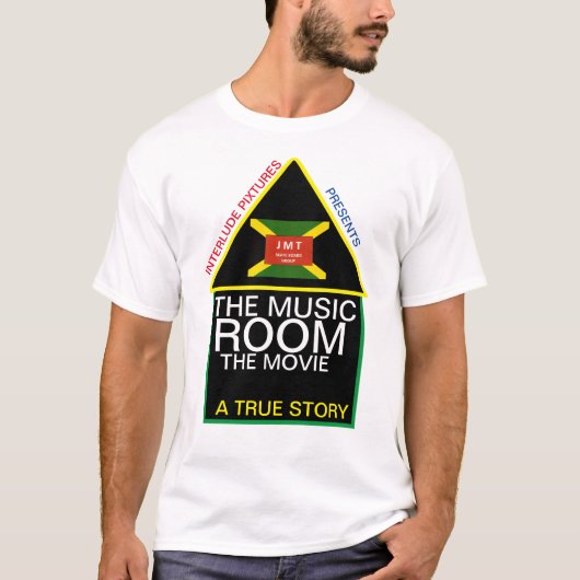 MUZIEKKAMER. DE FILM. Heren Basic T-Shirt (Voorkant)