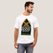 MUZIEKKAMER. DE FILM. Heren Basic T-Shirt (Voorkant volledig)