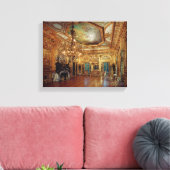 Muziekkamer interieur canvas afdruk (Insitu (Woonkamer))