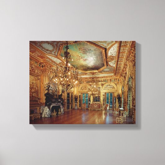 Muziekkamer interieur canvas afdruk (Voorkant)