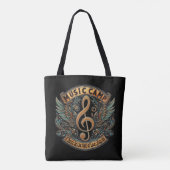 Muziekkamp Tote Bag (Achterkant)