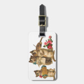 Muziekkatten Bagagelabel (Voorkant verticaal)