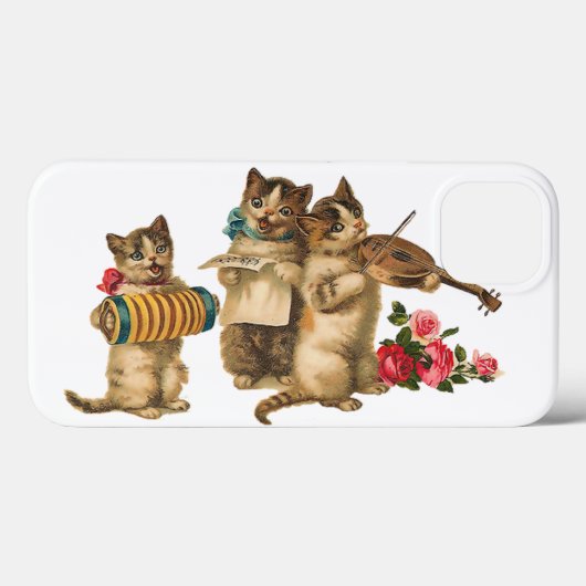 Muziekkatten Case-Mate iPhone Case (Achterkant (horizontaal))