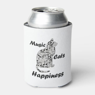 Muziekkatten geluk - Cat Lover Musician Blikjeskoeler