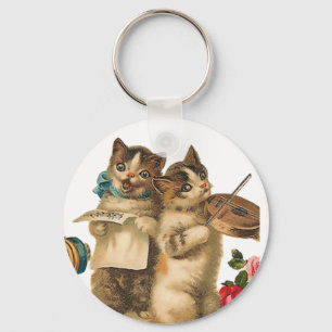 Muziekkatten Sleutelhanger