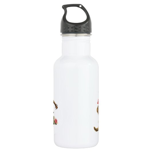 Muziekkatten Waterfles (Achterkant)