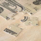  muziekkentaart gitaar Violin Tuba Legpuzzel (Zijkant)