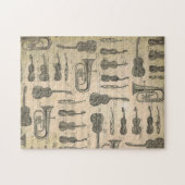  muziekkentaart gitaar Violin Tuba Legpuzzel (Horizontaal)