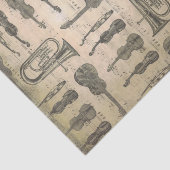  muziekkentaart gitaar Violin Tuba Tissuepapier (Detail)