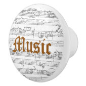 Muziekkeramische aantrekkingskracht keramische knop (Rechts)