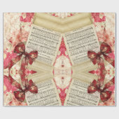 Muziekkerstpapier Cadeaupapier (Vlak)