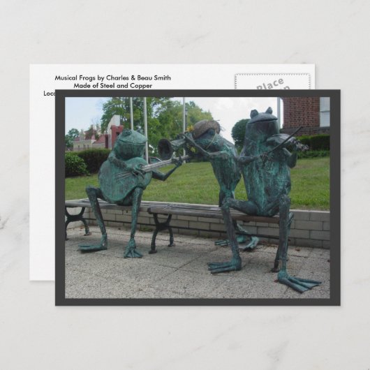 Muziekkikkers Briefkaart (Voorkant / Achterkant)