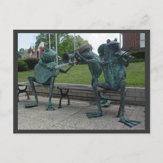 Muziekkikkers Briefkaart (Voorkant)