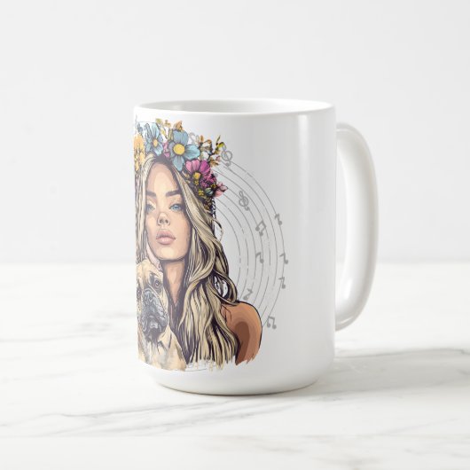 muziekkind koffiemok (Voorkant rechts)