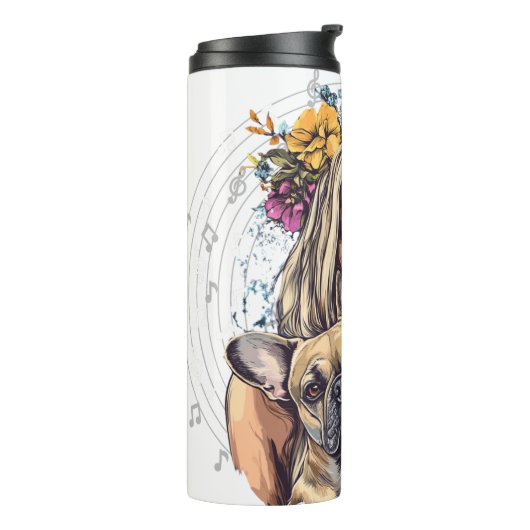 muziekkind thermosbeker (Gedraaid links)