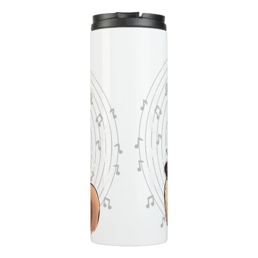 muziekkind thermosbeker (Achterkant)