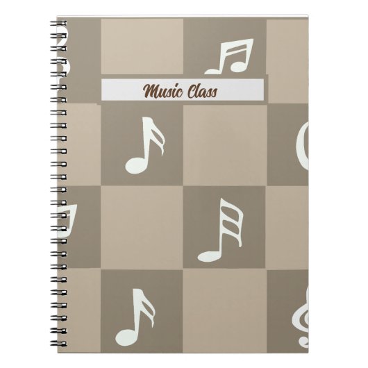 Muziekklas: Notitieboek (Voorkant)