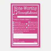 Muziekklasse-studentenherkenning Post-it® Notes (Voorkant)