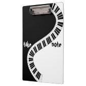 Muziekklembord "Neem nota" Klembord (Links)