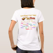 Muziekkleuren T-shirt (Achterkant)