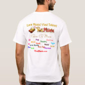 Muziekkleuren T-shirt (Achterkant)