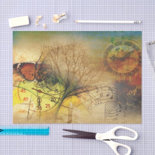 Muziekklokkenluidsprekerpapier voor het loskoppele tissuepapier (Craft)