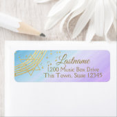 Muziekknuppel Mitzvah Adres Etiket (Insitu)