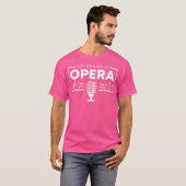 Muziekkoor Operazanger T-shirt (Voorkant volledig)