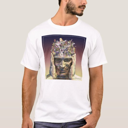 Muziekkop T-shirt (Voorkant)