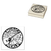 Muziekkopnamen Rubberstempel (Gestempeld)