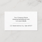 Muziekkoptelefoon | Elektronische moderne achtergr Visitekaartje (Achterkant)