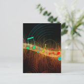 Muziekkunst Briefkaart (Staand voorkant)