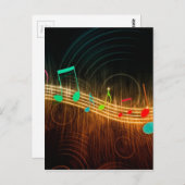 Muziekkunst Briefkaart (Voorkant / Achterkant)