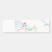 Muziekkunst Bumpersticker (Voorkant)