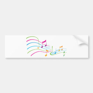 Muziekkunst Bumpersticker