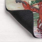 muziekkunst Lobster die banjo Guitar speelt Muismat (Hoek)