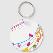 Muziekkunst Sleutelhanger (Voorkant)