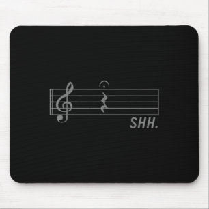 Muziekkunst voor mannen Vrouwen Musical Note Muzik Muismat