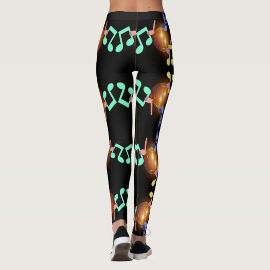 MuziekLeggings Leggings (Achterkant)