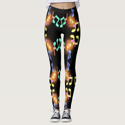MuziekLeggings Leggings (Voorkant)