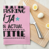 Muziekleraar Alleen Omdat Fulltime Multitasken Theedoek (Quarter Fold)