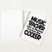 Muziekleraar Als een Gewone Leraar Maar Koeler Planner (Display)