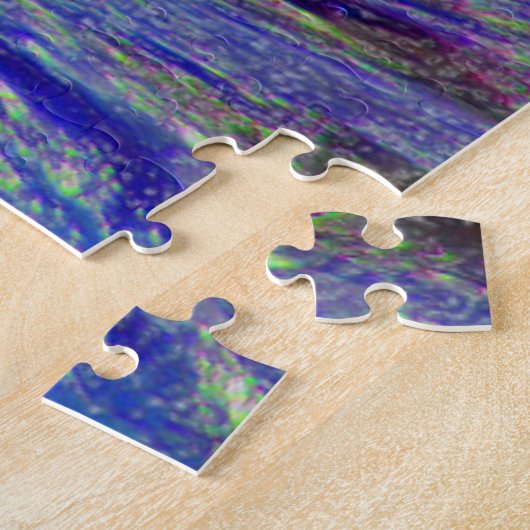 Muziekleraar Bedankt Blauwe Spiral appreciatie Legpuzzel (Zijkant)