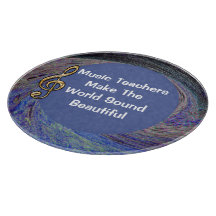 Muziekleraar Bedankt Blauwe Spiral appreciatie