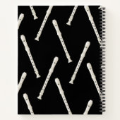 Muziekleraar Blokfluit Notitieboek (Achterkant)