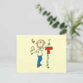 Muziekleraar Briefkaart (Staand voorkant)