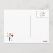 Muziekleraar Briefkaart (Achterkant)