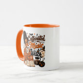 Muziekleraar Caffeinated Heks Sinaasappel Mok (Voorkant links)