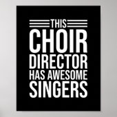 Muziekleraar Choir Director Poster (Voorkant)