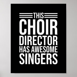 Muziekleraar Choir Director Poster